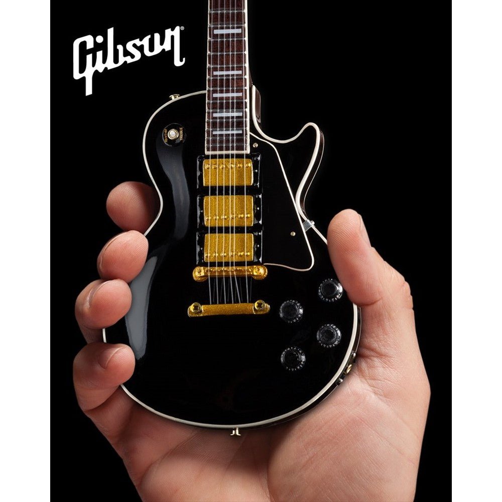 GIBSON ギブソン - Les Paul Custom Ebony / ミニチュア楽器 - PGS